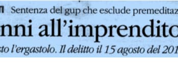 Omicidio Valenti: accolta la linea della difesa dell’imputato Sibio Cosma